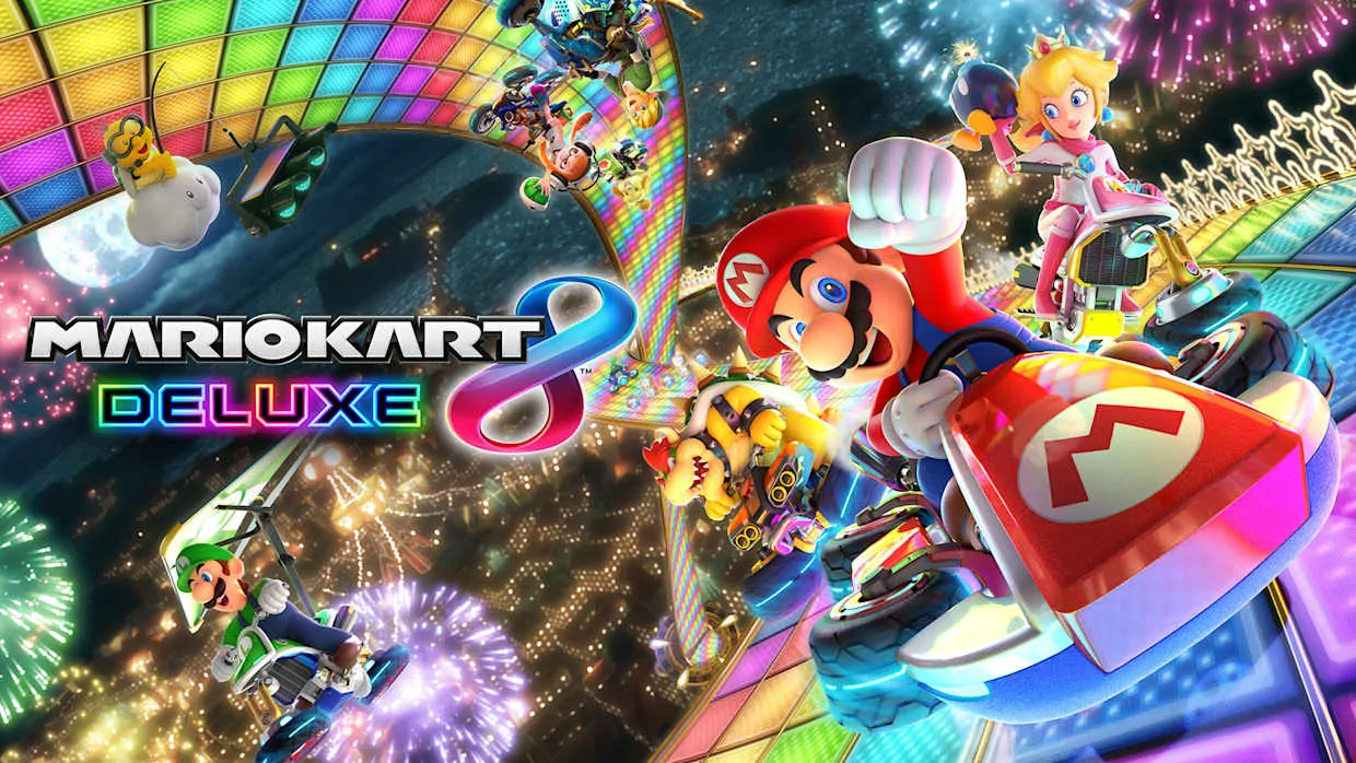 Mario Kart 8 Deluxe official Nintendo Switch banner