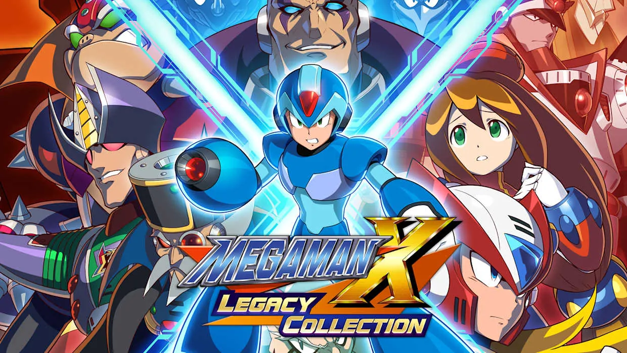 Mega Man X Legacy Collection official Nintendo Switch banner