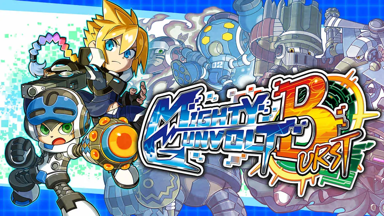 Mighty Gunvolt Burst official Nintendo Switch banner