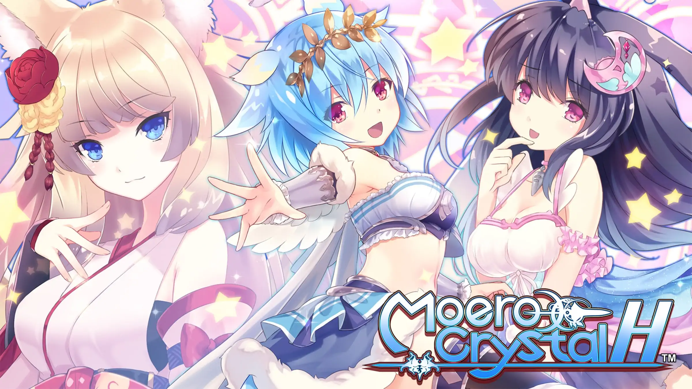 Moero Crystal H official Nintendo Switch banner