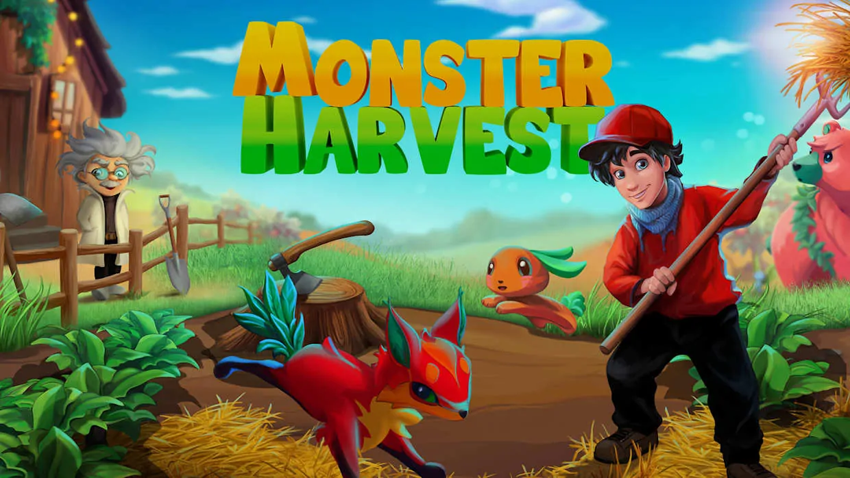 Monster Harvest official Nintendo Switch banner