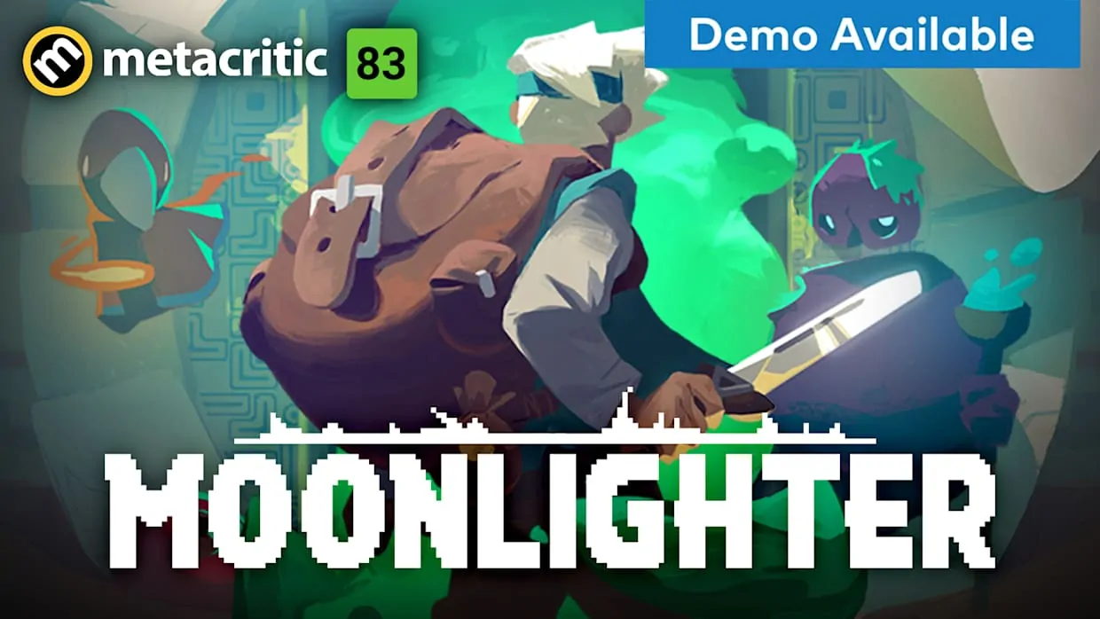 Moonlighter official Nintendo Switch banner