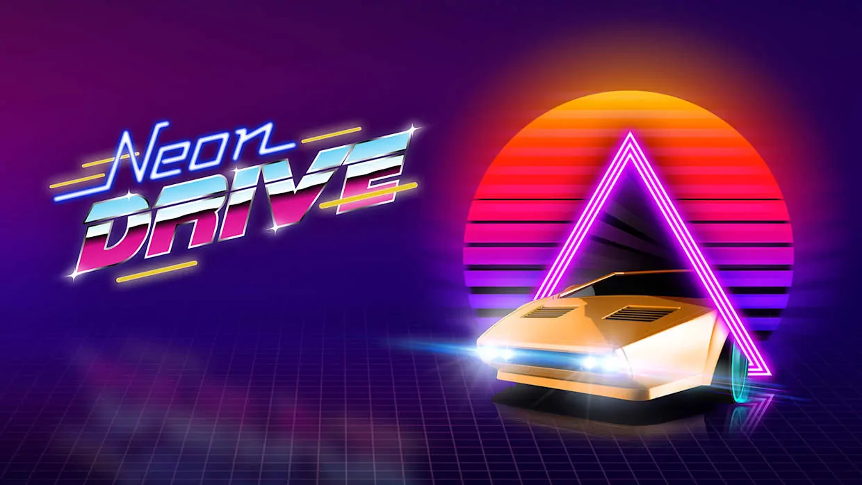 Neon Drive official Nintendo Switch banner