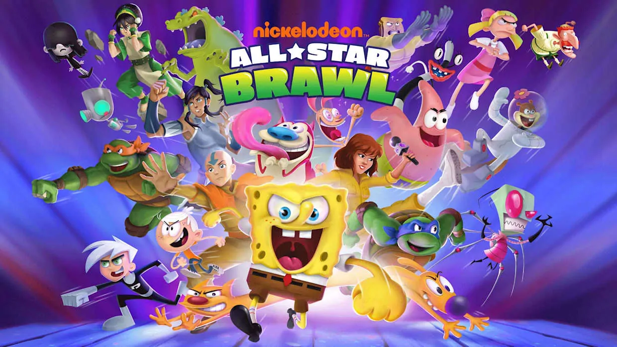 Nickelodeon All-Star Brawl official Nintendo Switch banner