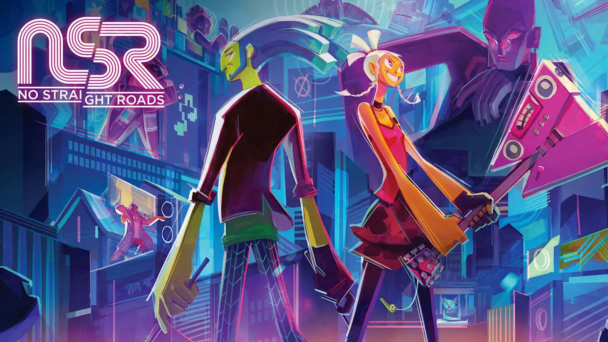 No Straight Roads official Nintendo Switch banner