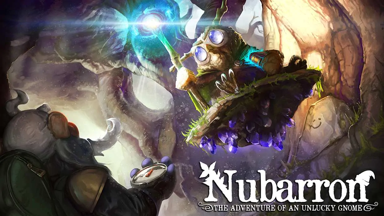 Nubarron The adventure of an unlucky gnome official Nintendo Switch banner