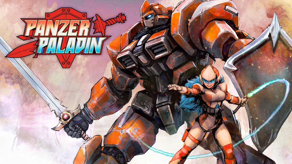 Panzer Paladin official Nintendo Switch banner