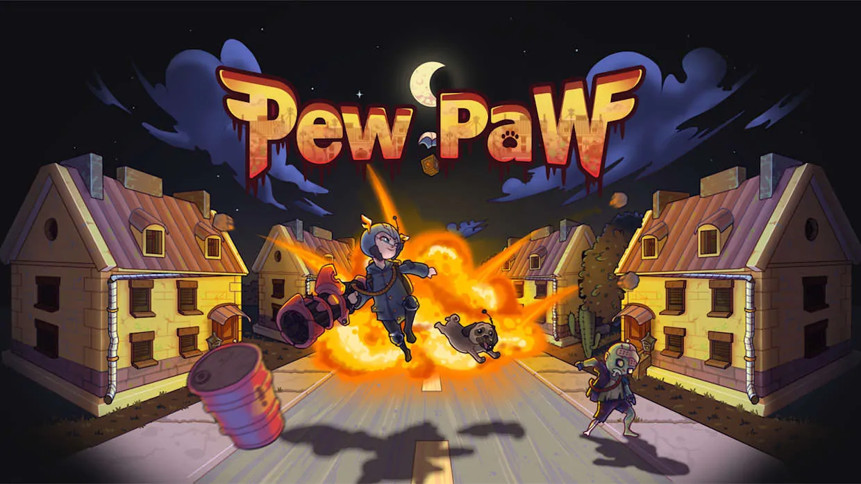 Pew Paw official Nintendo Switch banner