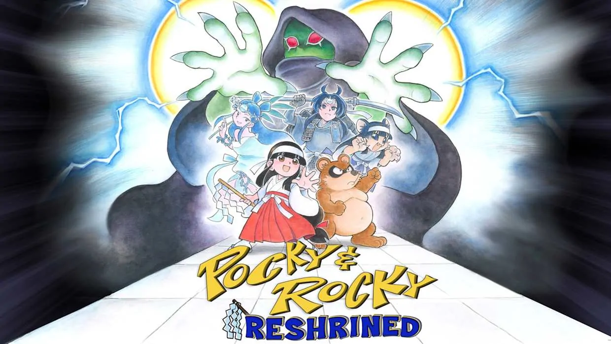 Pocky & Rocky Reshrined official Nintendo Switch banner