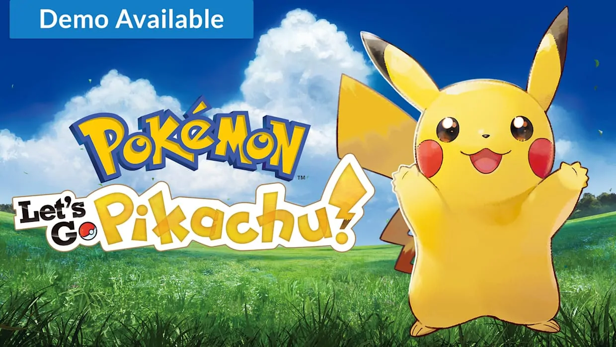 Pokemon lets go Pikachu official Nintendo Switch banner