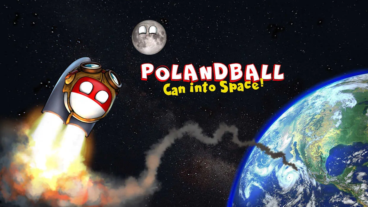 Polandball Can Into Space official Nintendo Switch banner