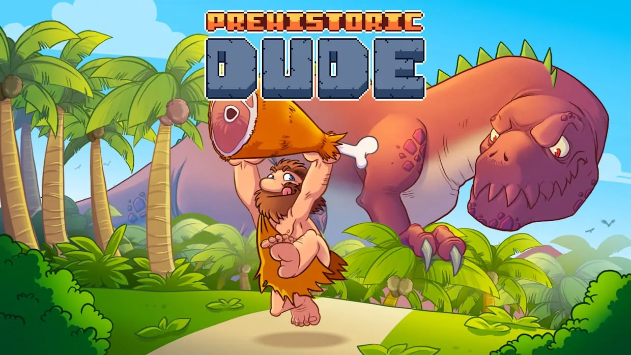 Prehistoric Dude official Nintendo Switch banner