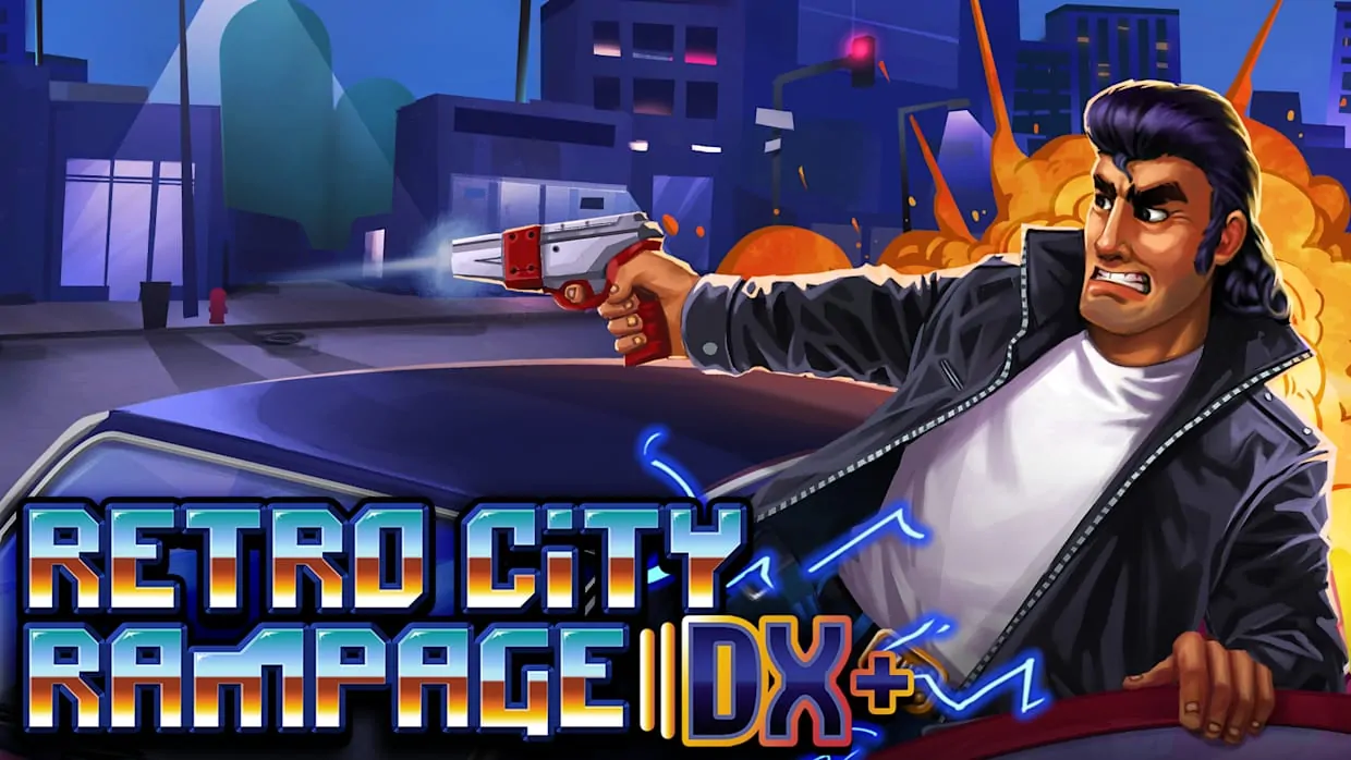 Retro City Rampage DX official Nintendo Switch banner