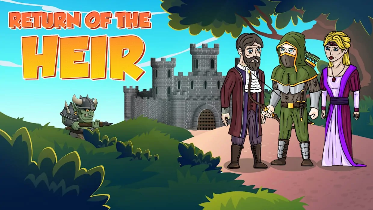 Return of the Heir official Nintendo Switch banner
