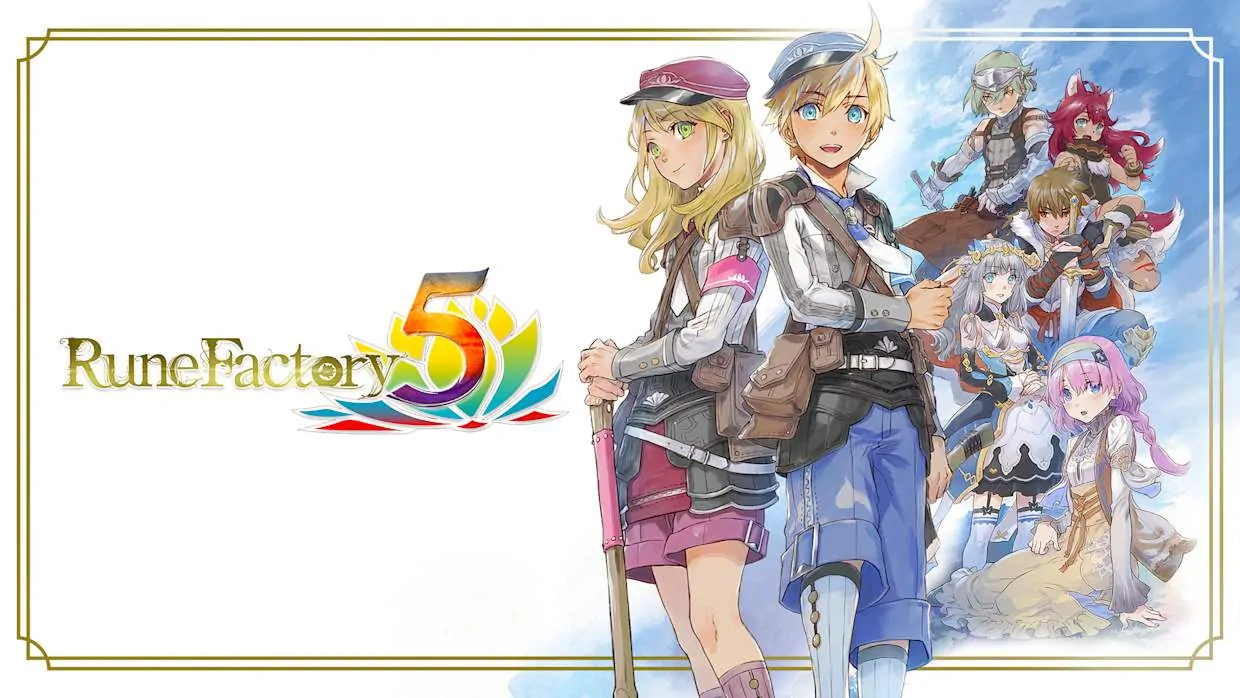 Rune Factory 5 official Nintendo Switch banner