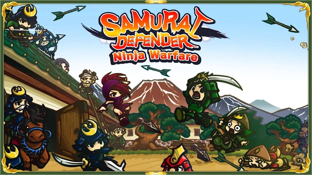Samurai Defender Ninja Warfare official Nintendo Switch banner