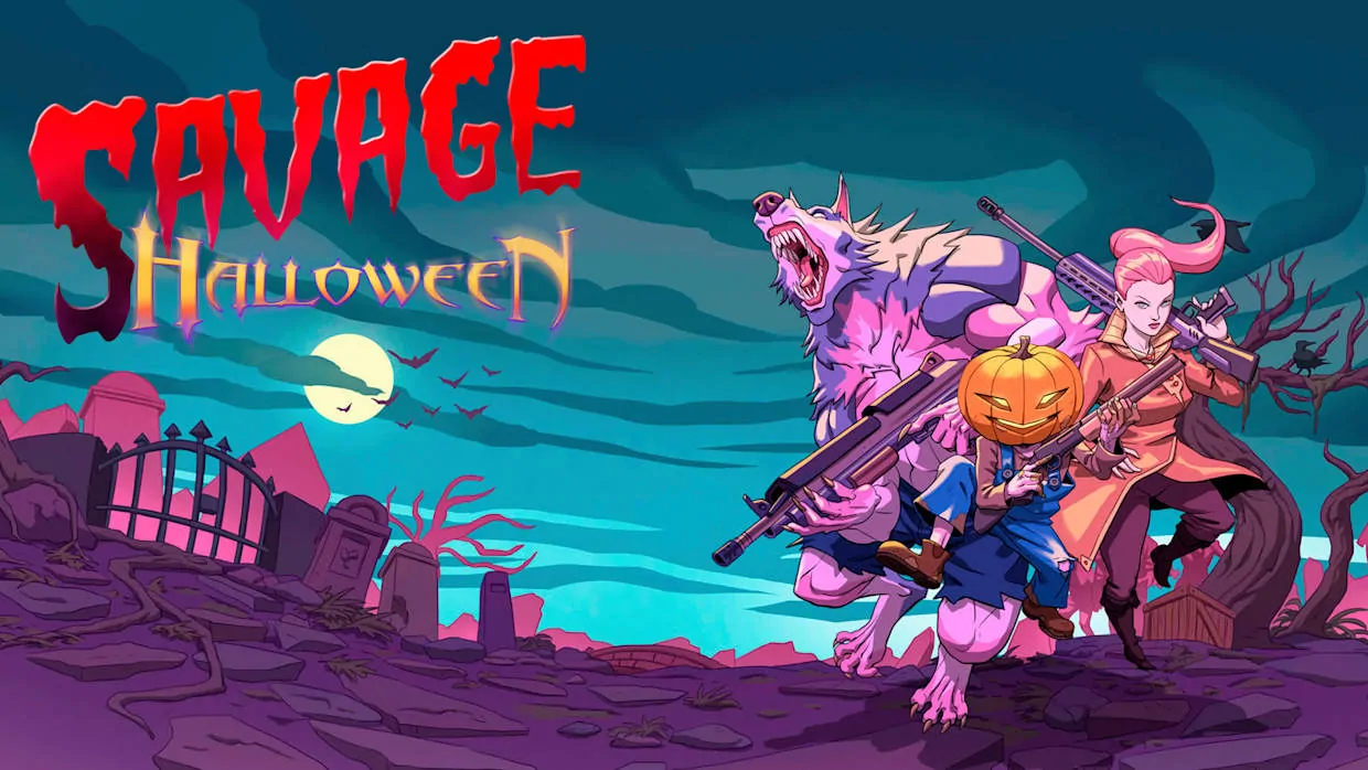 SAVAGE HALLOWEEN official Nintendo Switch banner