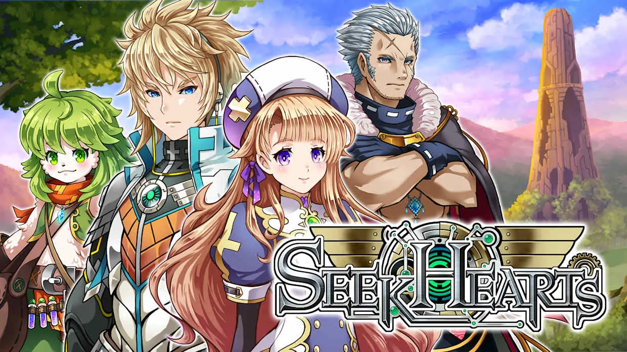 Seek Hearts official Nintendo Switch banner