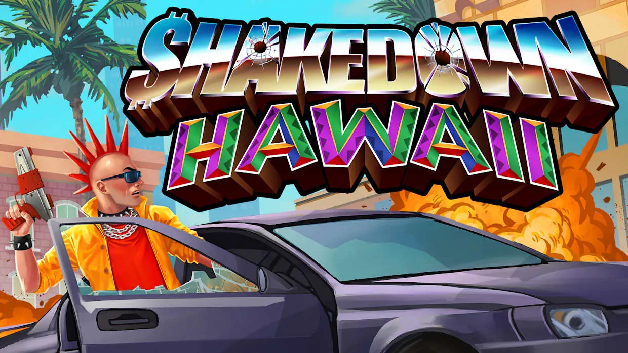 Shakedown Hawaii official Nintendo Switch banner