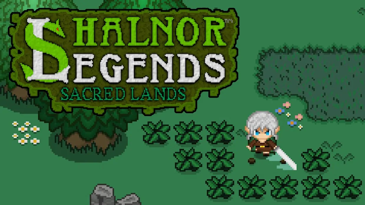Shalnor Legends Sacred Lands official Nintendo Switch banner