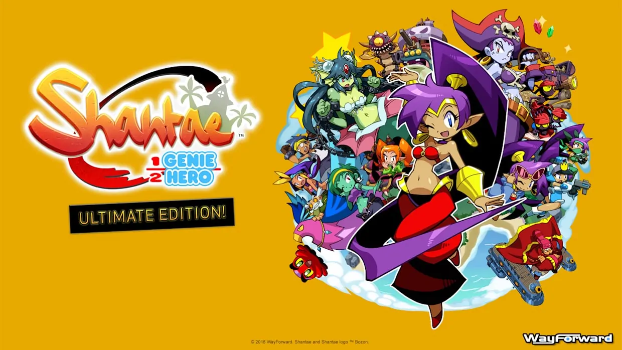Shantae Half Genie Hero Ultimate Edition official Nintendo Switch banner