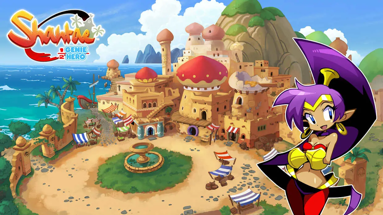 Shantae Half-Genie Hero official Nintendo Switch banner