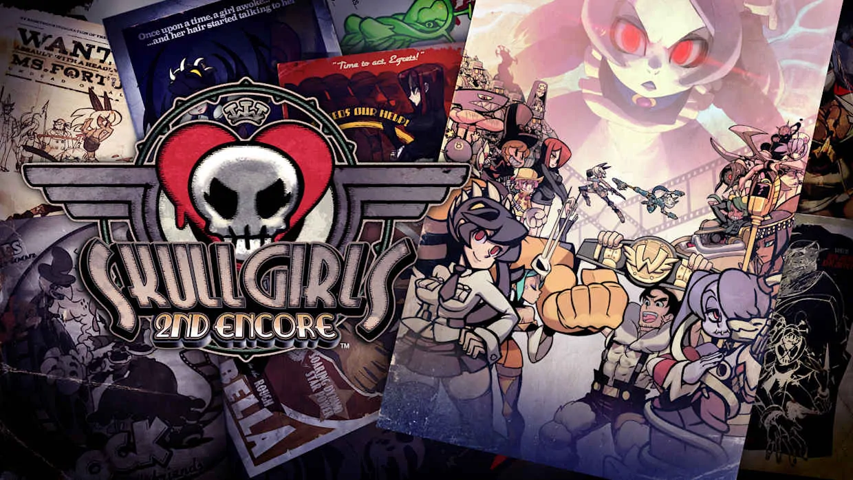 Skullgirls 2nd Encore official Nintendo Switch banner