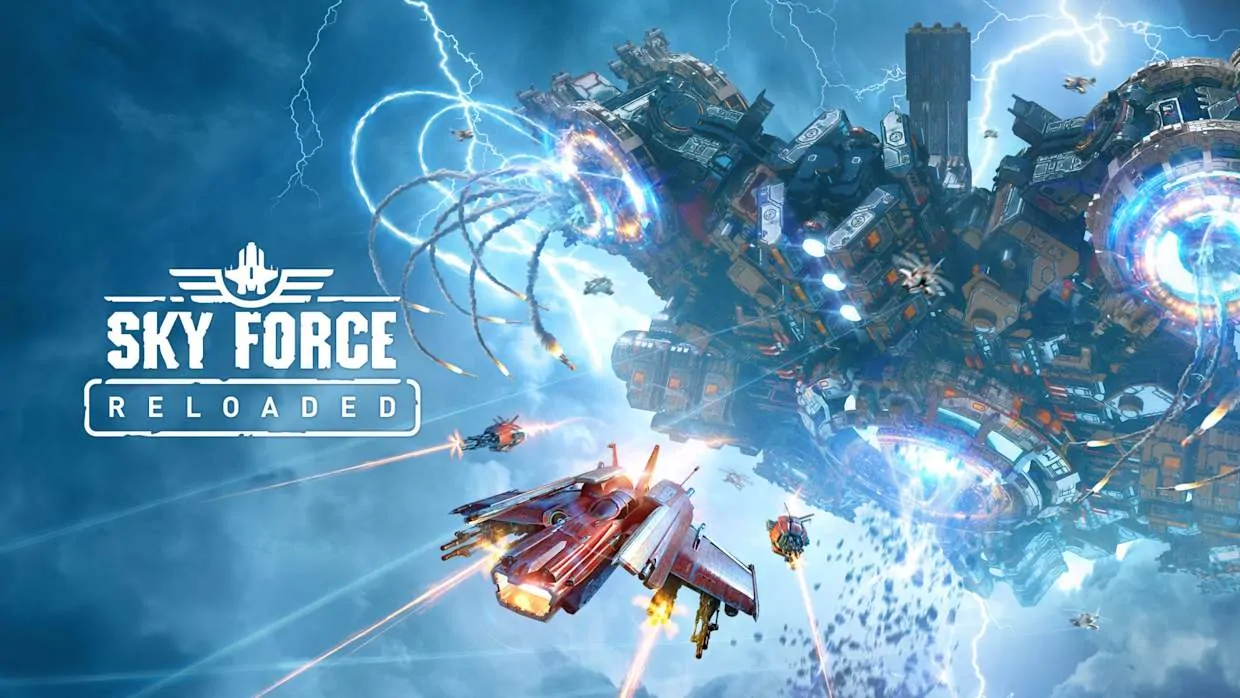 Sky Force Reloaded official Nintendo Switch banner