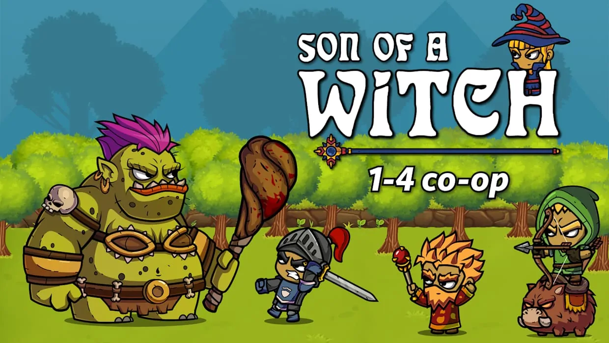 Son of a Witch official Nintendo Switch banner