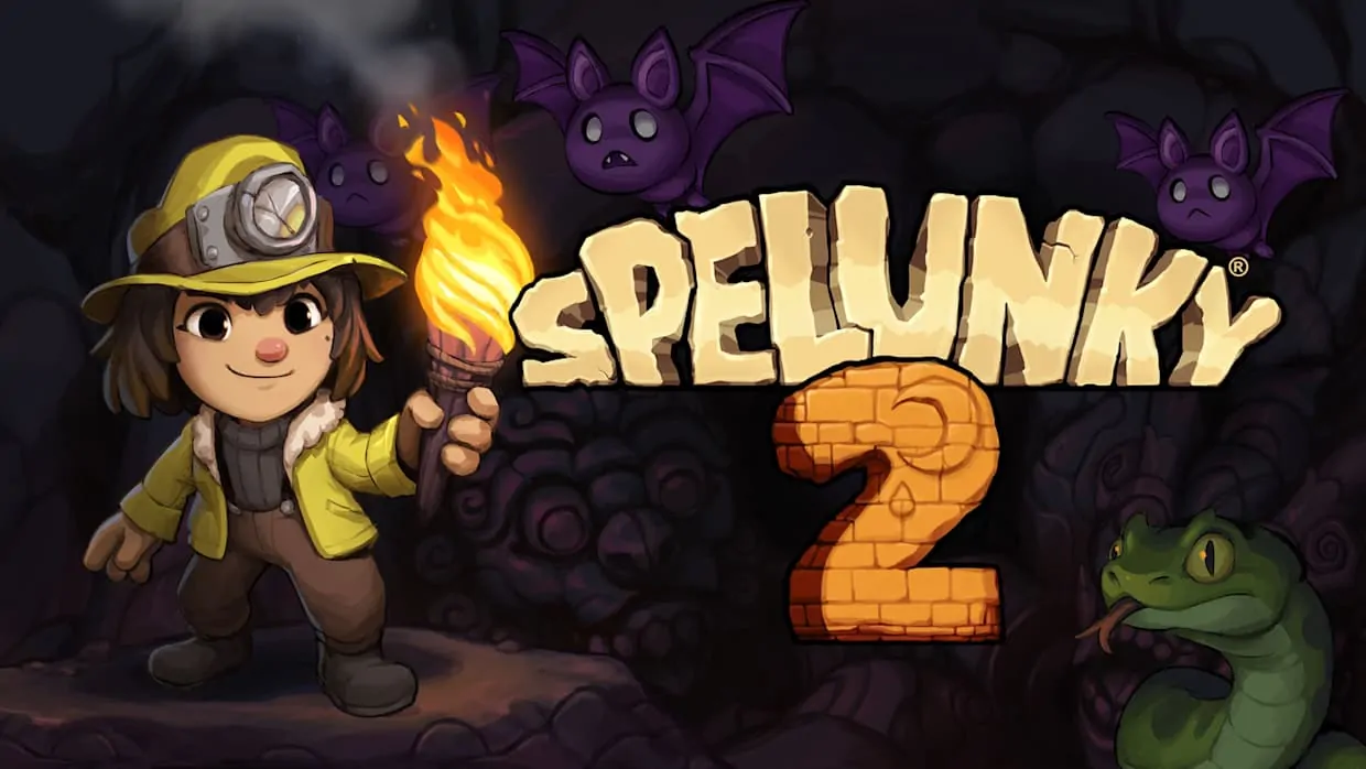Spelunky 2 official Nintendo Switch banner