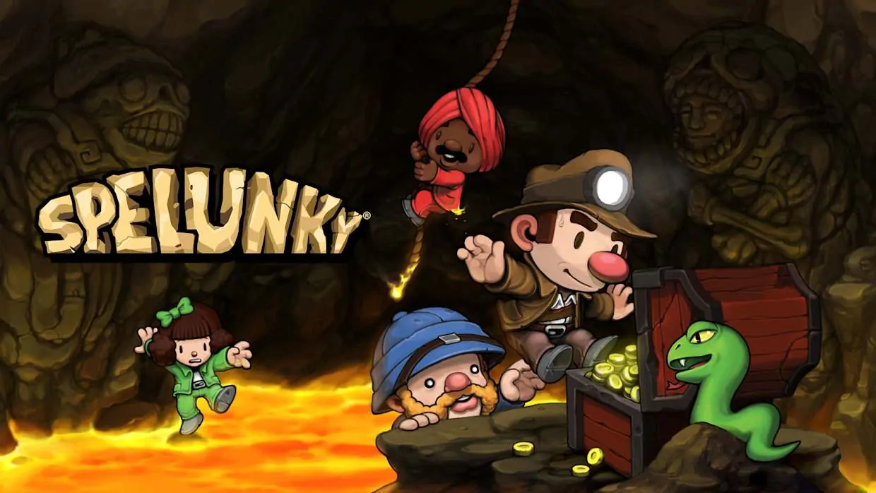 Spelunky official Nintendo Switch banner