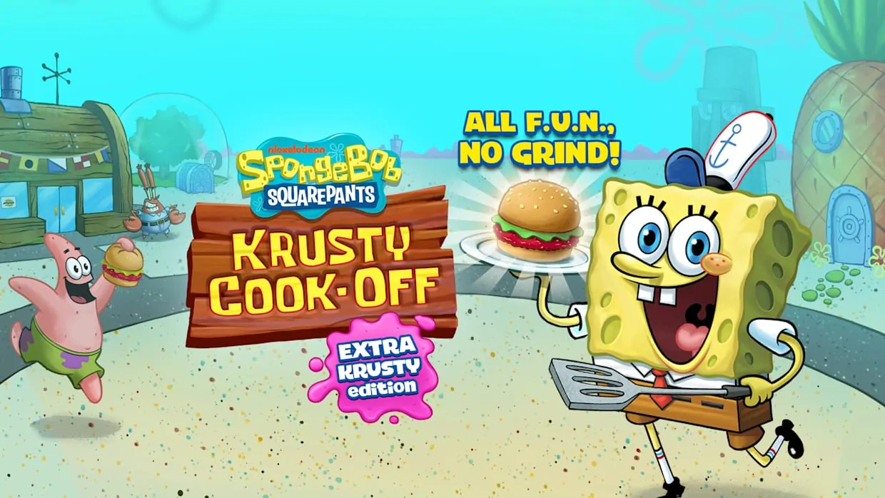 SPONGEBOB KRUSTY COOK-OFF official Nintendo Switch banner