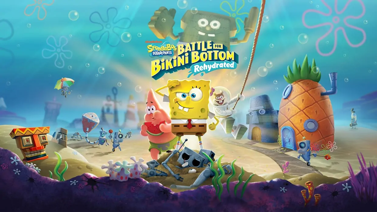 SpongeBob SquarePants Battle for Bikini Bottom - Rehydrated official Nintendo Switch banner