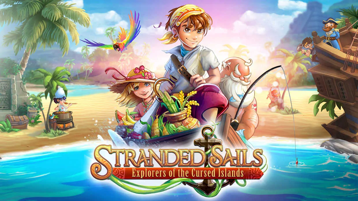 Stranded Sails Explorers of the Cursed Islands official Nintendo Switch banner