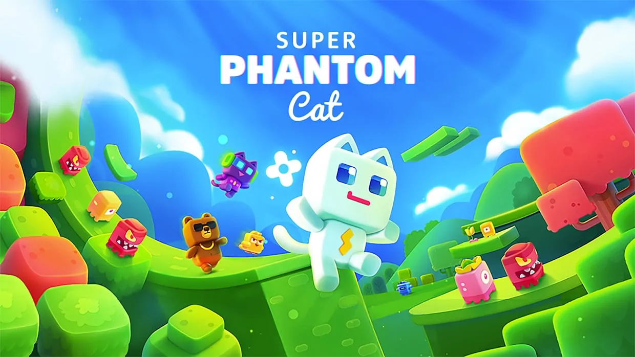 Super Phantom Cat Remake official Nintendo Switch banner
