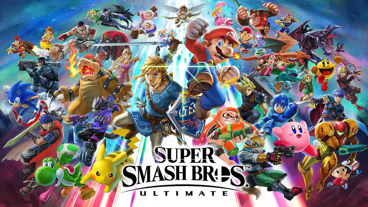 Super Smash Bros Ultimate official Nintendo Switch banner