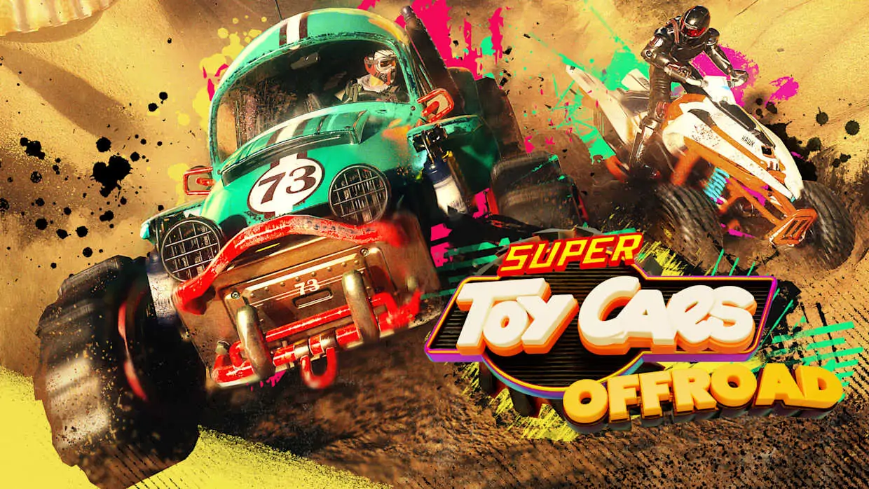Super Toy Cars Offroad official Nintendo Switch banner
