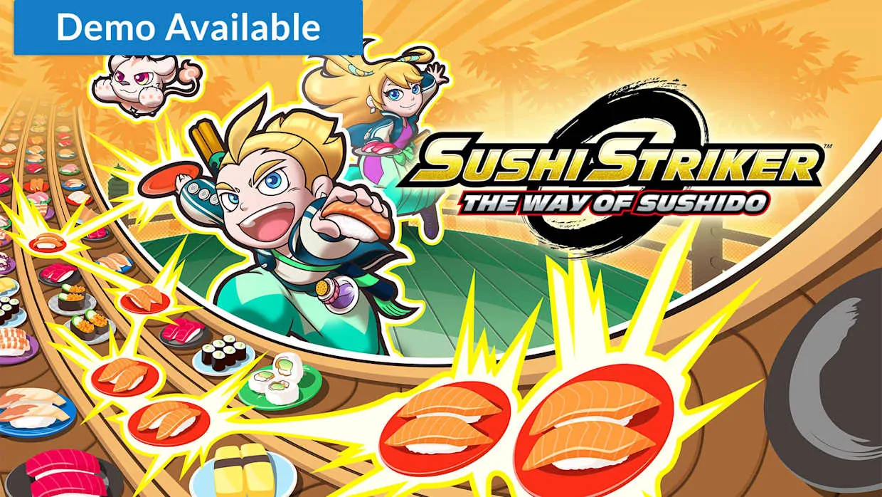 Sushi Striker The Way of Sushido official Nintendo Switch banner