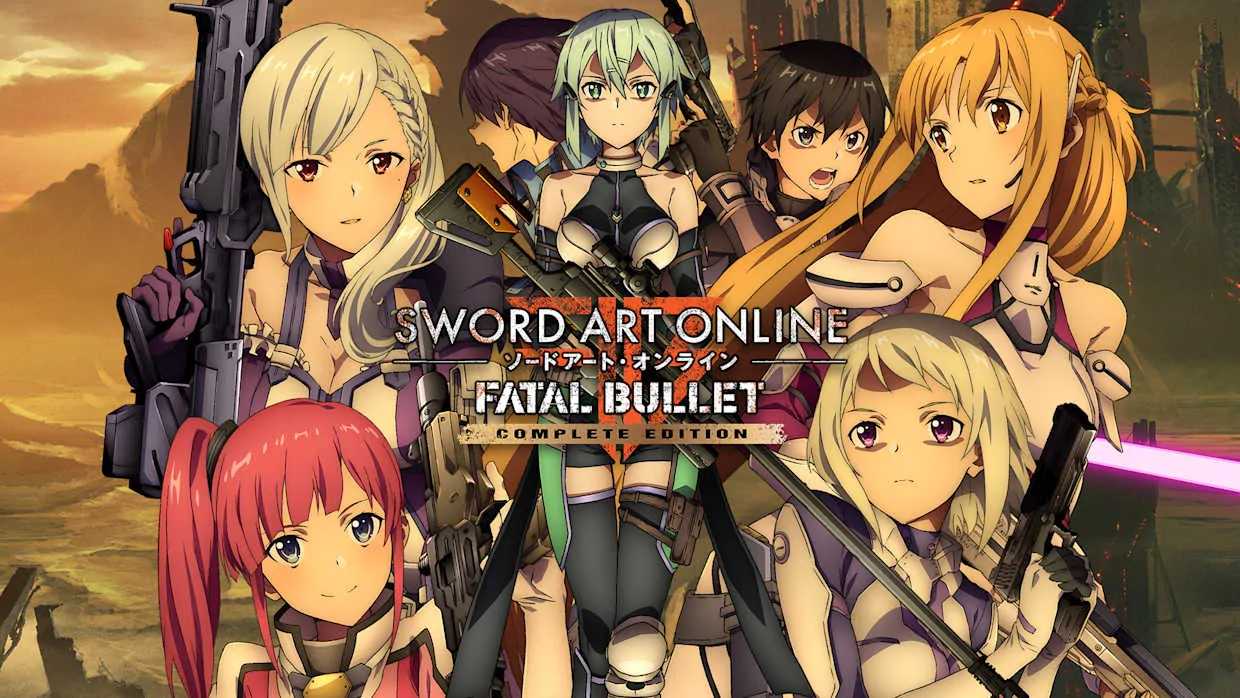SWORD ART ONLINE FATAL BULLET COMPLETE EDITION official Nintendo Switch banner