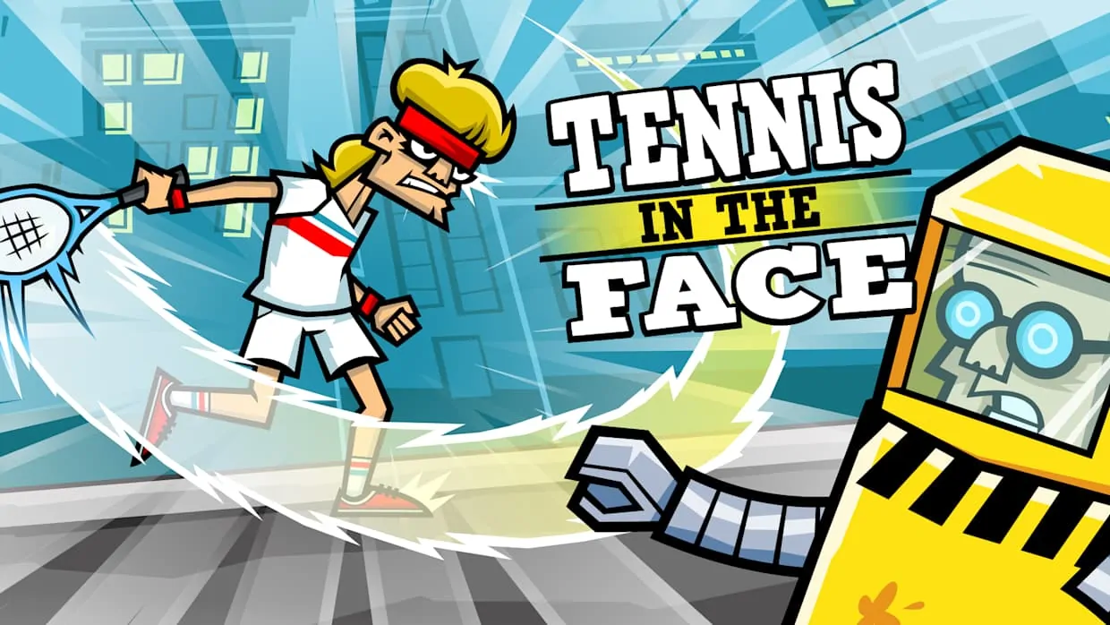 Tennis In The Face official Nintendo Switch banner