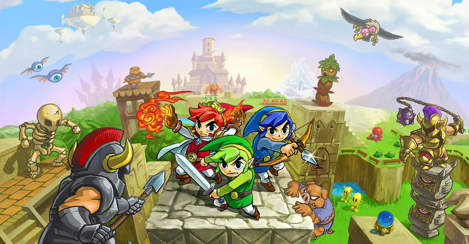 The Legend of Zelda: Tri Force Heroes official Nintendo 3DS media