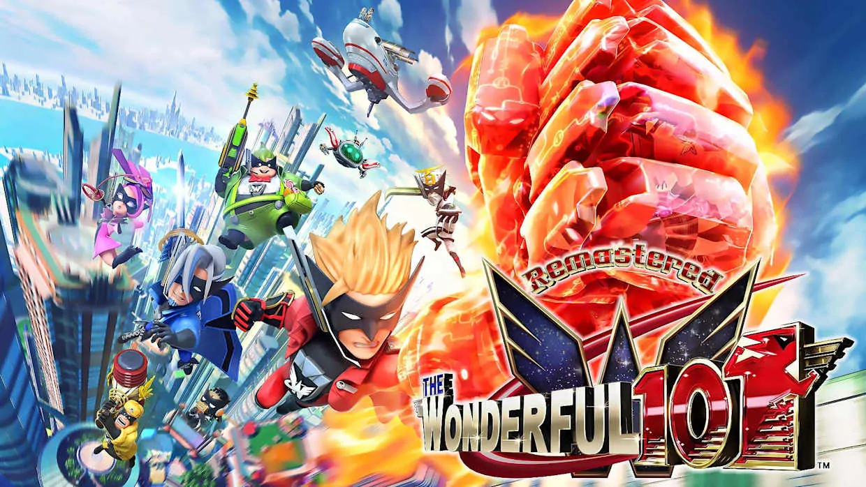 THE WONDERFUL 101 REMASTERED official Nintendo Switch banner