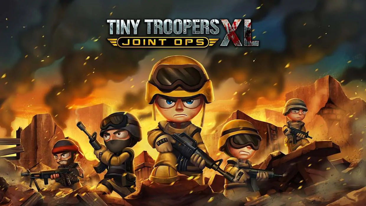 Tiny Troopers Joint Ops XL official Nintendo Switch banner