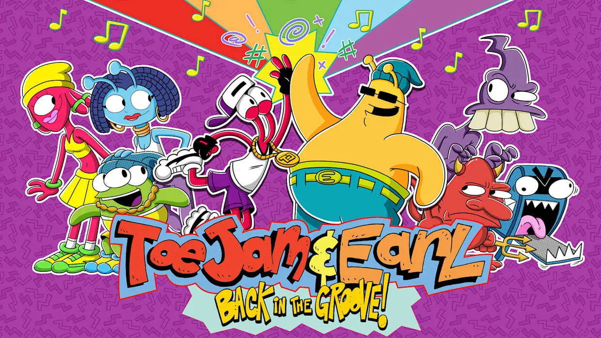 ToeJam & Earl Back in the Groove official Nintendo Switch banner