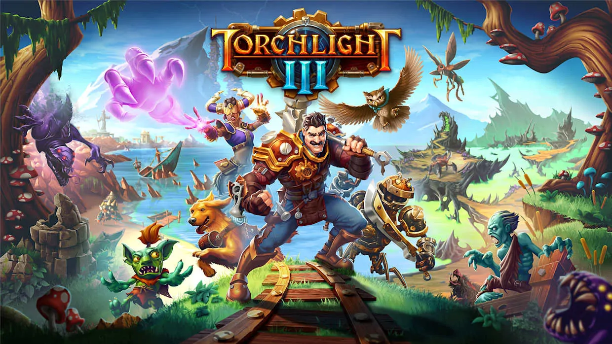 Torchlight III official Nintendo Switch banner