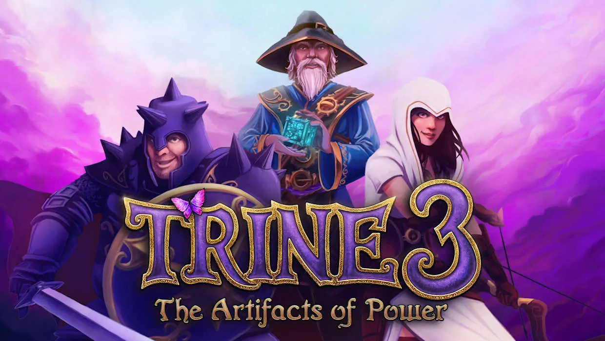 Trine 3 the artifacts of power official Nintendo Switch banner