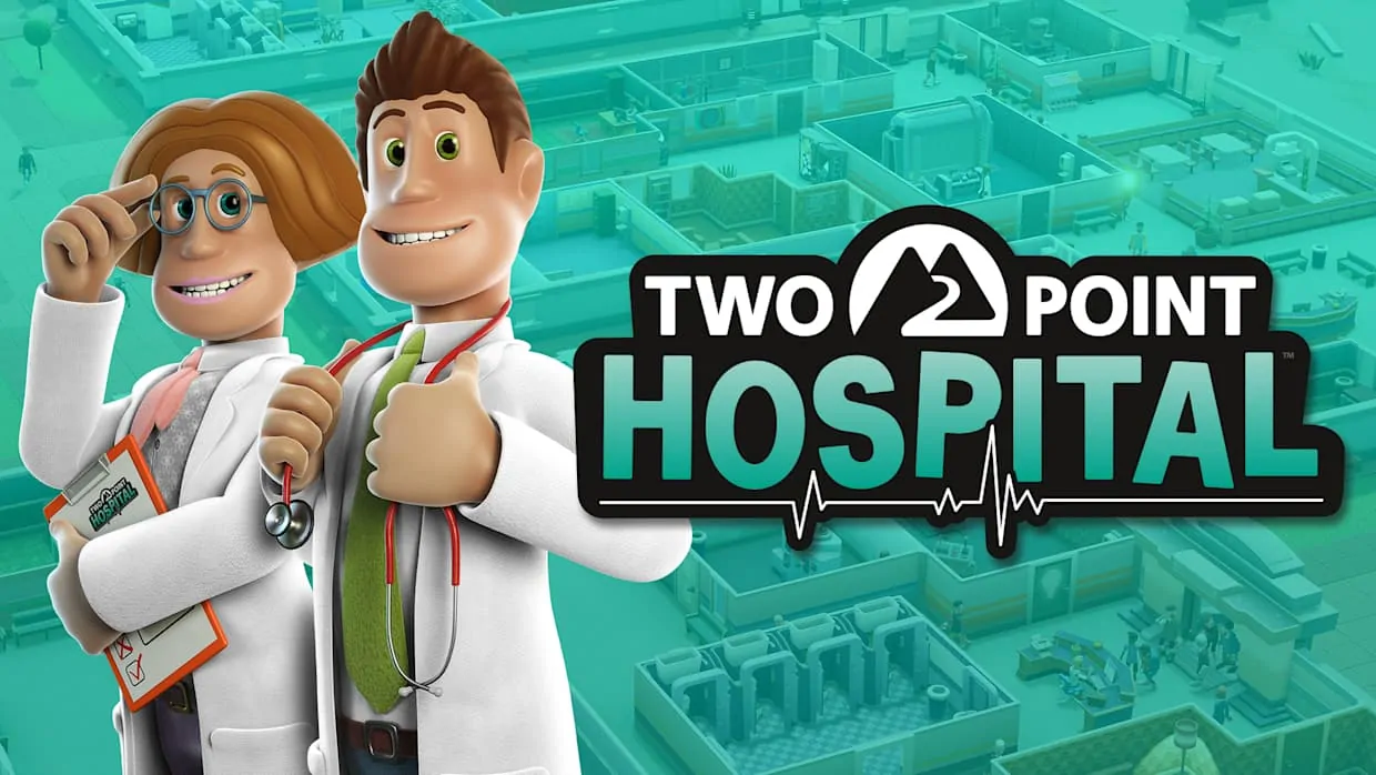 Two Point Hospital official Nintendo Switch banner