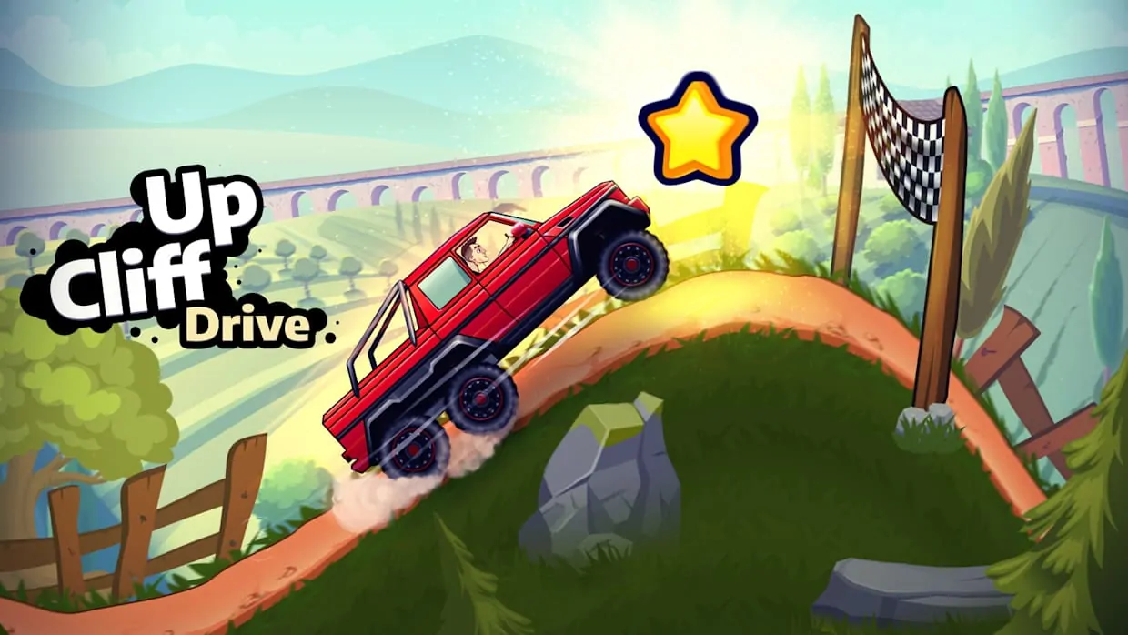 Up Cliff Drive official Nintendo Switch banner