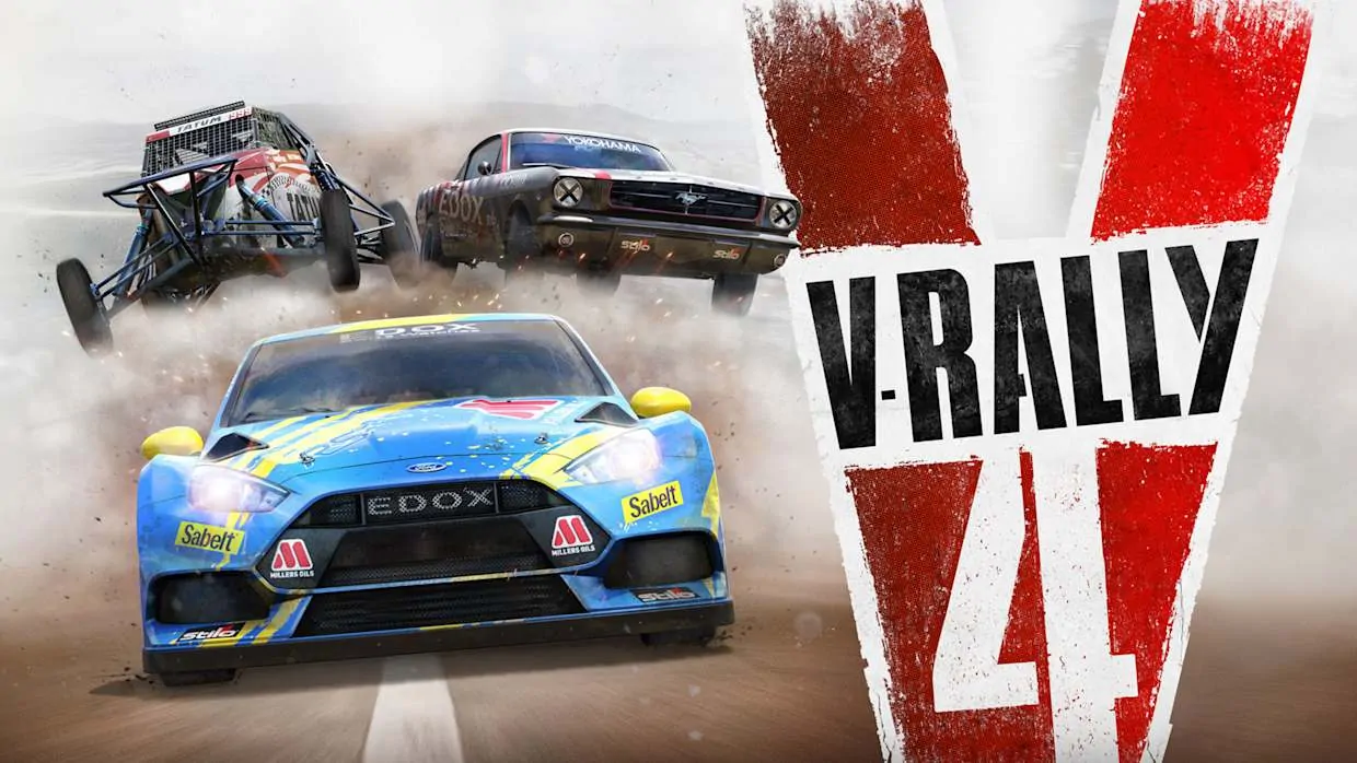 v-rally 4 official Nintendo Switch banner