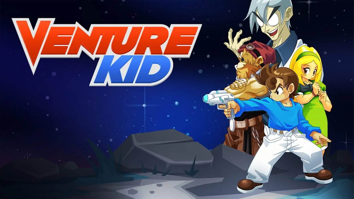 Venture Kid official Nintendo Switch banner